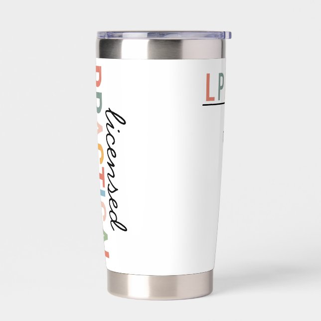 Gourde Isotherme LPN Tumbler - Personalized Licensed Practical Nurs (Gauche)