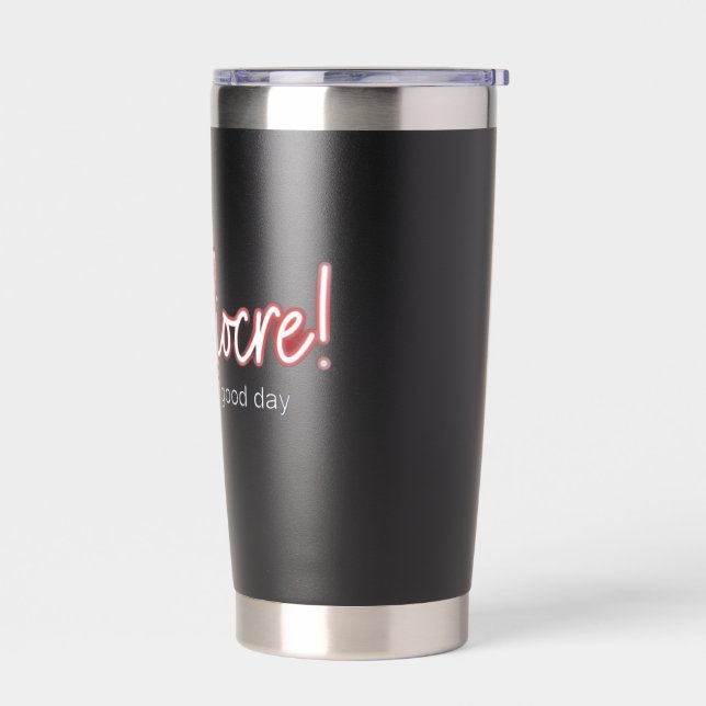 Gourde Isotherme Mediocre! stainless steel thermal water bottle (Gauche)