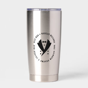 Gourde Isotherme Meilleur homme élégant Mariage Tuxedo