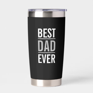 Gourde Isotherme Meilleur papa jamais Marine bleu moderne