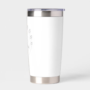Gourde Isotherme Mlle Tumbler future mariée personnalisée Piscine