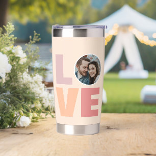 Gourde Isotherme Modern Love Valentines Cadeau Photo