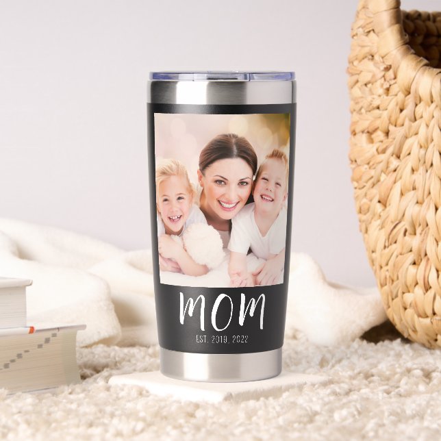 Gourde Isotherme Mom Established Script Black 2 Photo (Salon (pivotée))