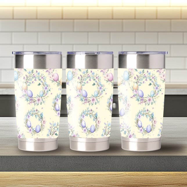 Gourde Isotherme Motif artistique de Pâques 20oz Tumbler thermique (Créateur téléchargé)