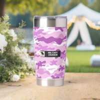 Motif de camouflage violet