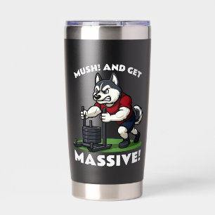 Gourde Isotherme Musher et Devenir Massif – Drôle de Husky Pousse u