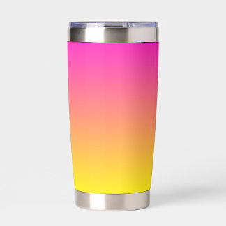 Gourde Isotherme Neon Gradient Pink to Yellow