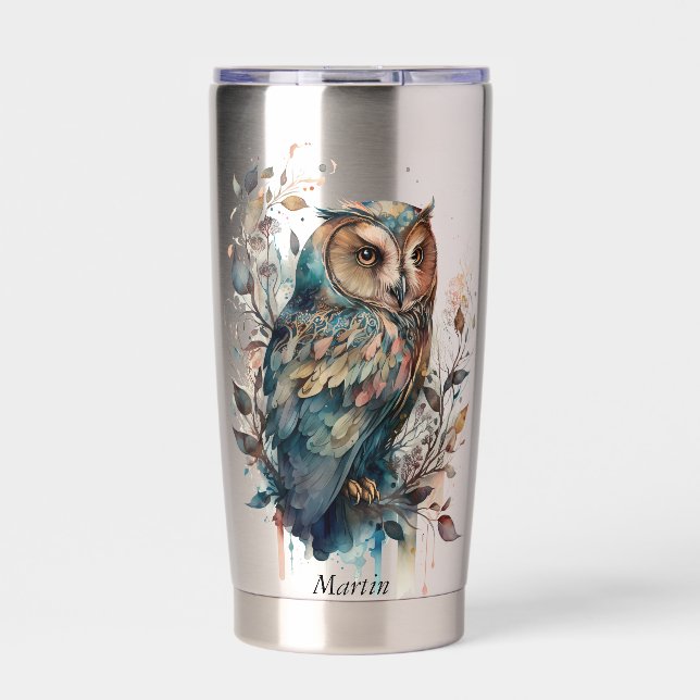 Gourde Isotherme Ornate Owl (Extérieur)