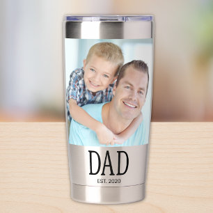 Gourde Isotherme Papa a établi la photo