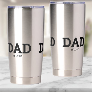 Gourde Isotherme Papa a établi Nouveau Cadeau Papa Isolé
