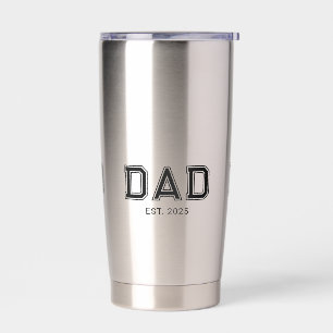 Gourde Isotherme Papa a fondé un nouveau cadeau pour papa isolé