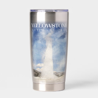 Gourde Isotherme Paruline de Yellowstone, Vielle Mug De Voyage Fidè