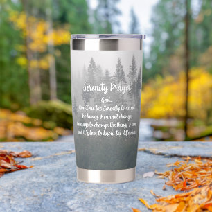 Gourde Isotherme Prière de sérénité Forêt humide