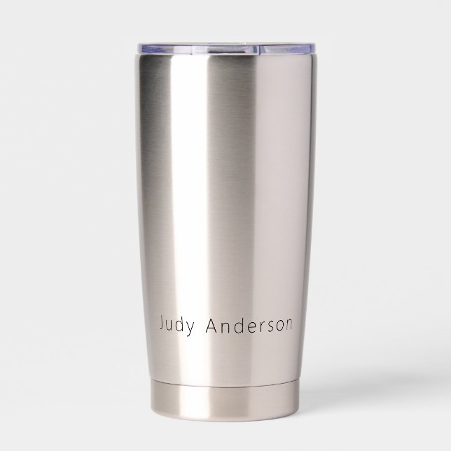 Gourde Isotherme Professional Plain Modern Elegant Your Name (Extérieur)