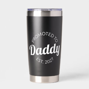 Gourde Isotherme Promu Papa 2027 Nouveau Papa Baby Shower Je