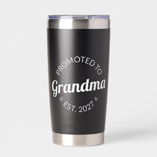Gourde Isotherme Promue Grand-mère dès 2027 Nouvelle Mamie Je