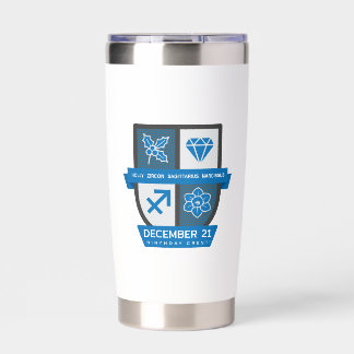 Gourde Isotherme Sagittarius Birthday Crest™ December 1-21