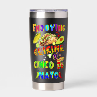 Gourde Isotherme Savourez Une Cuisine Sur Le Cinco De Mayo