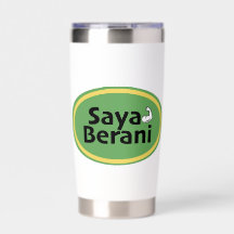 Saya Berani : "Je suis courageux" en indonésien