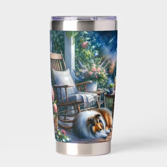 Gourde Isotherme Starlit Garden Porch Sheltie Dream (Extérieur)