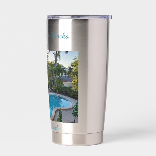 Gourde Isotherme Style de bouteille d'eau personnalisée : Paruline  (Gauche)