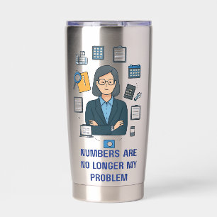 Gourde Isotherme Tasse isolante pour comptable à la retraite – Cade