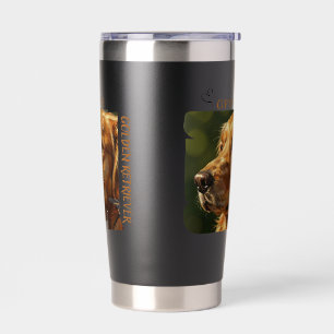 Gourde Isotherme Tasse Thermique Amour de Chien Coupe d'Amour