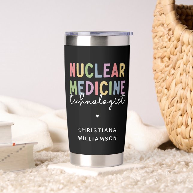 Gourde Isotherme Technologue en médecine nucléaire sur mesure CNMT  (Salon)