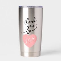 Termo de acero inoxidable para San Valentin