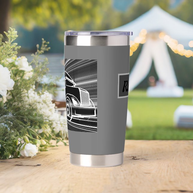 Gourde Isotherme Tonneuse en acier inoxydable personnalisable (Mariage)