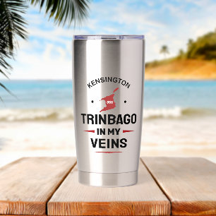 Gourde Isotherme Trinbago dans mes veines Fierté Trini