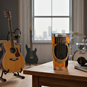 Gourde Isotherme Trou de son personnalisé de guitare