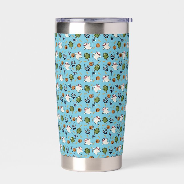 Gourde Isotherme Tumbler à motif Beach Ghosts (Gauche)