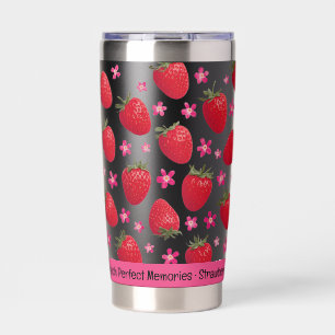 Gourde Isotherme Tumbler Floral à la Mûre Sucrée