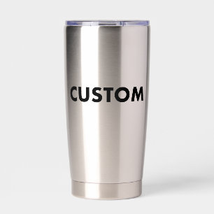 Gourde Isotherme Tumbler Thermique Personnalisable - XL Acier Inoxy