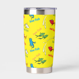 Gourde Isotherme Un Poisson Deux Poissons Motif Jaune