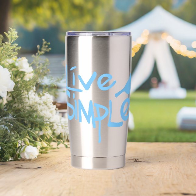 Gourde Isotherme Vivre Simplement (Mariage (pivotée))