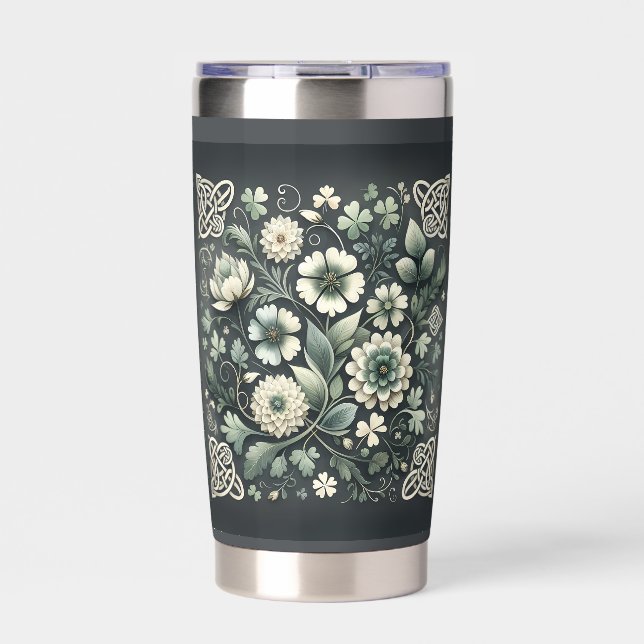 Gourde Isotherme Whispered Clover Knotwork Garden (Extérieur)