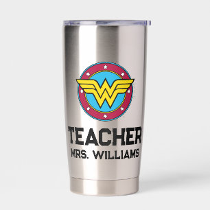 Gourde Isotherme Wonder Woman   Logo Cercle & Etoiles