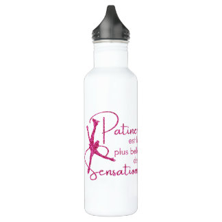 Gourde patineuse Rose brillant belle sensation