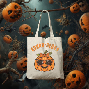 Gourdgeous Halloween Food Pun Pumpkin Tragetasche