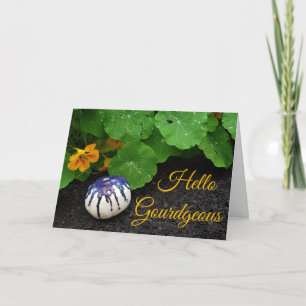 Gourdgeous Lila Pumpkin Karte