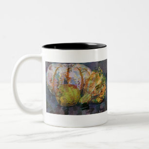 Gourds und Pumpkin Zwei-Tone-Kaffee-Tasse Zweifarbige Tasse