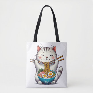 Gourmet Cat: Enjoys Ramen Tasche