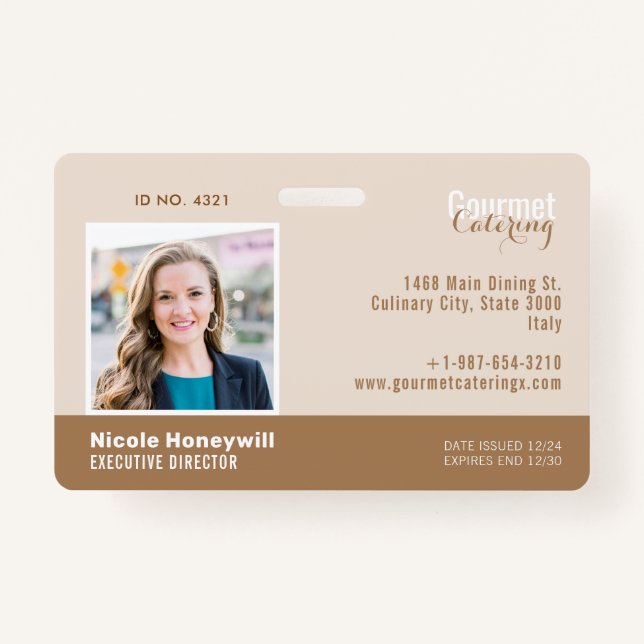 Gourmet Catering Company Abzeichen Ausweis (Vorderseite)