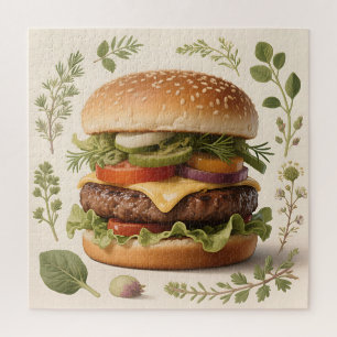 Gourmet-Cheeseburger-Illustration