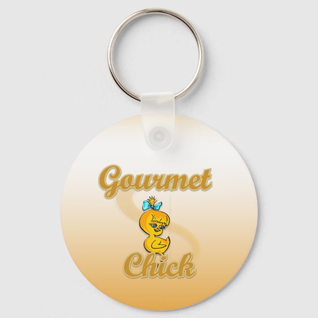 Gourmet Chick Schlüsselanhänger (Vorderseite)