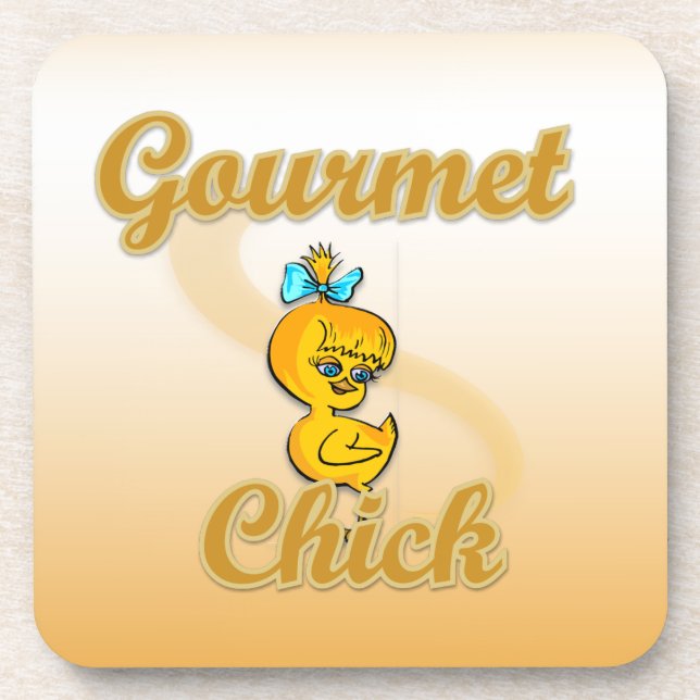 Gourmet Chick Untersetzer (Vorderseite)