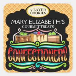 Gourmet Confectionery Kitchen Sticker