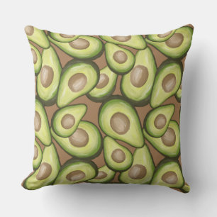 Gourmet Fresh Cut Vegan Avacados Kissen